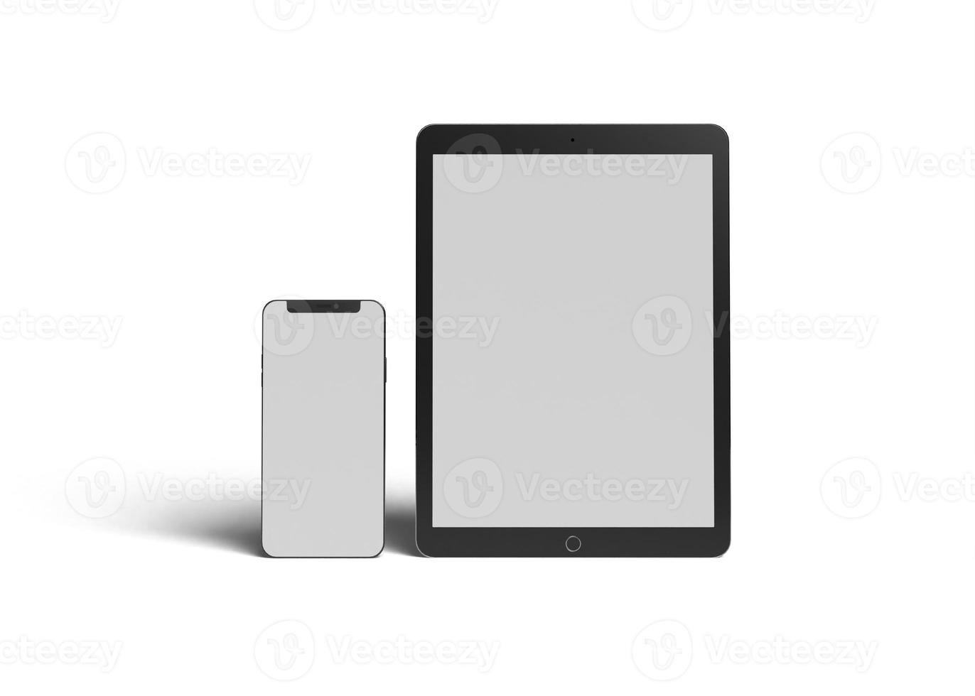 Mobile and tablet mockup photo