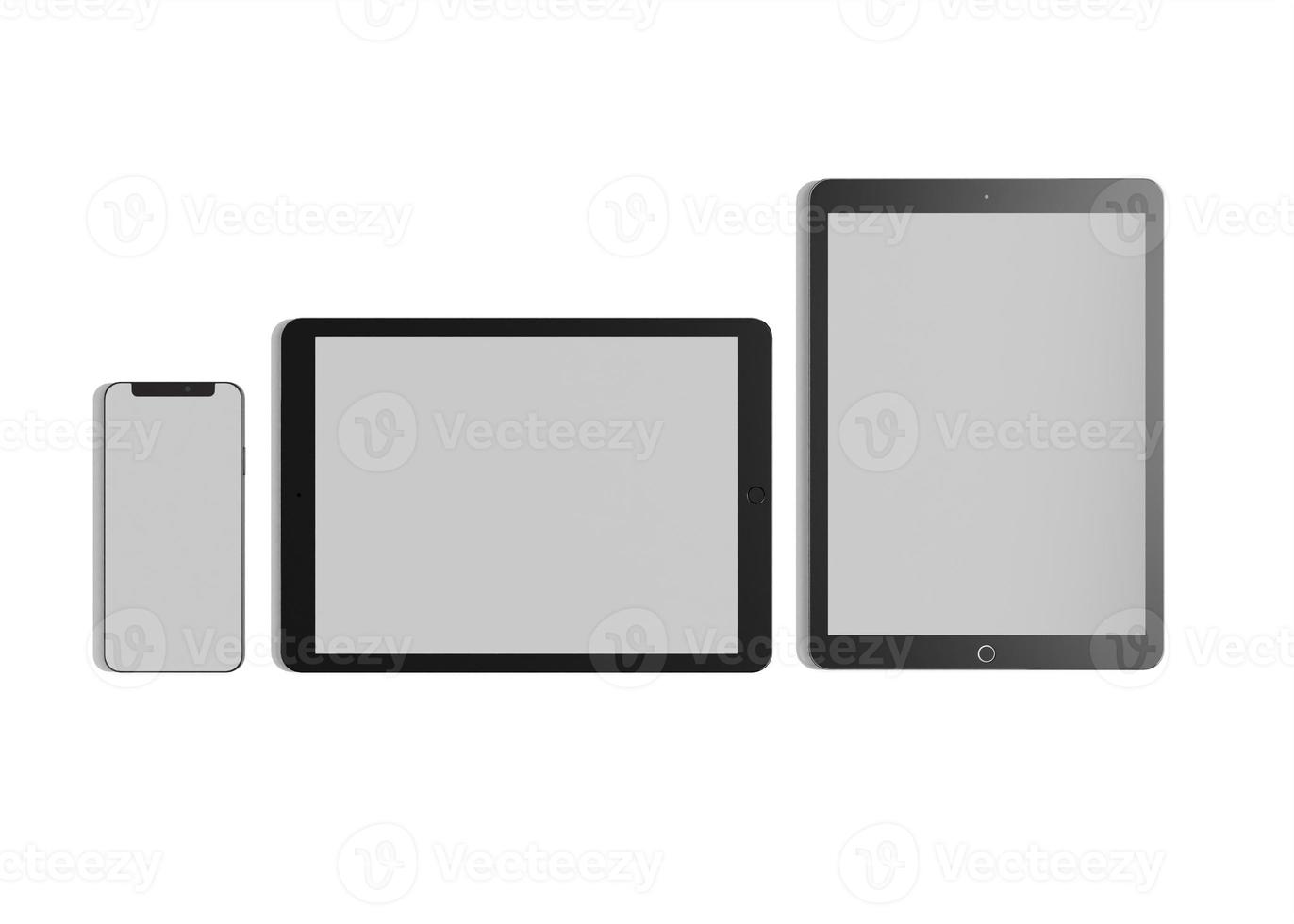 Mobile and tablet mockup photo