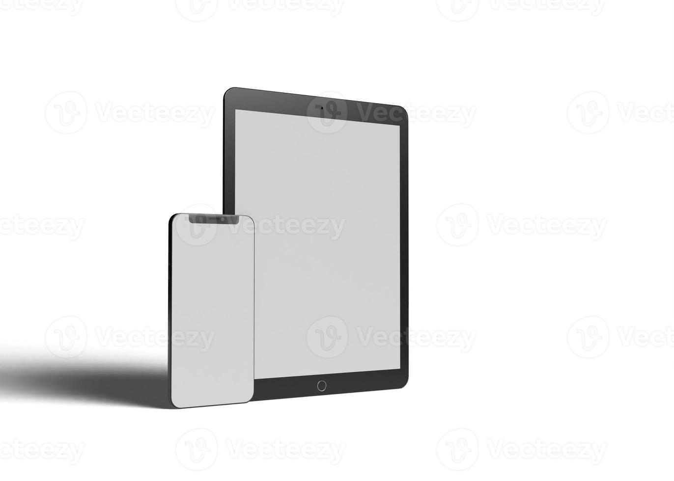 Mobile and tablet mockup photo