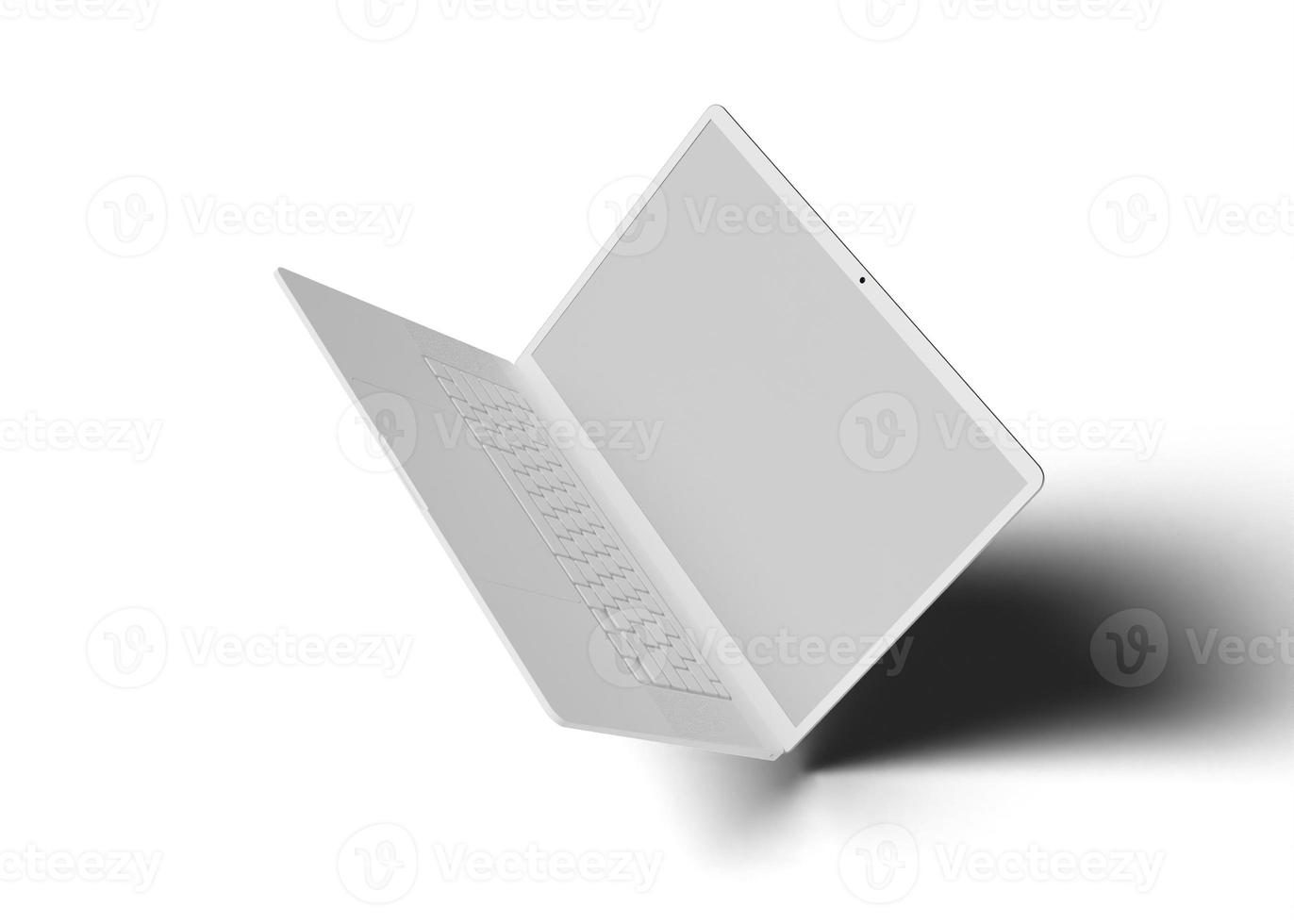 Laptop screen mockup photo