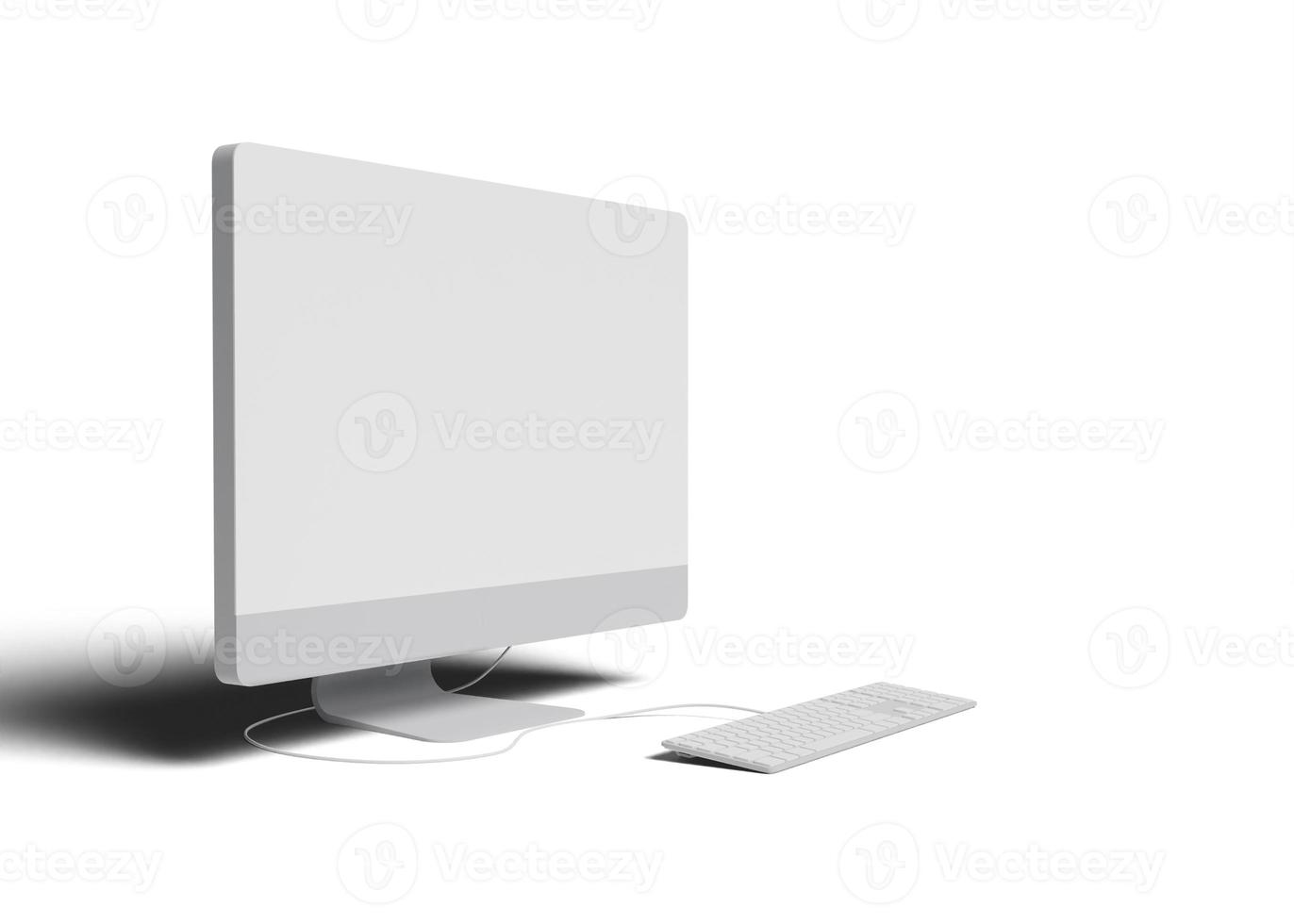 Computer display screen mockup photo