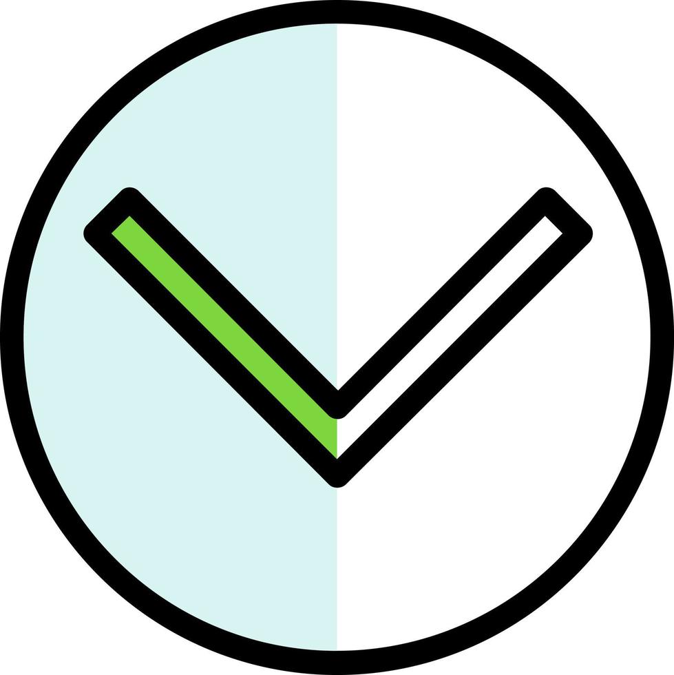 Chevron Circle Down Vector Icon Design