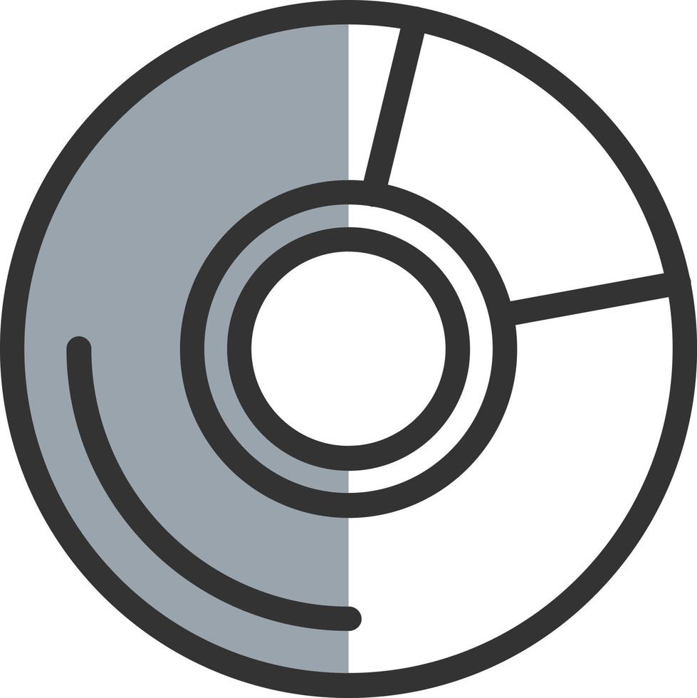 Compact Disc Vector Icon Design