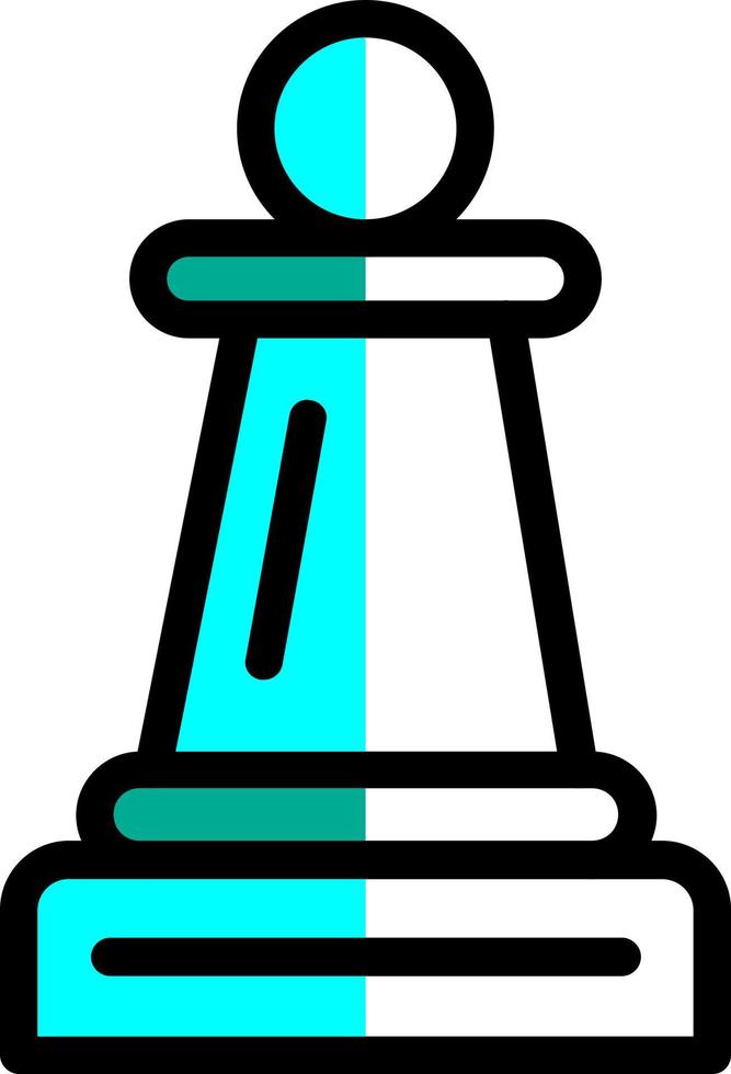 Chess Pawn Vector Icon Design