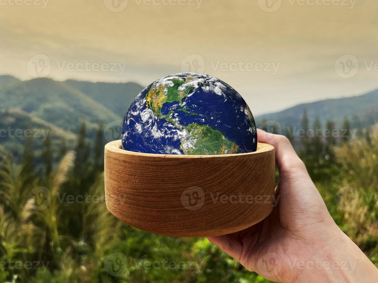 Sustainable food concept on blurred nature background, plant based, Green food, eco living, environmental, Elements of this image furnished by NASA photo