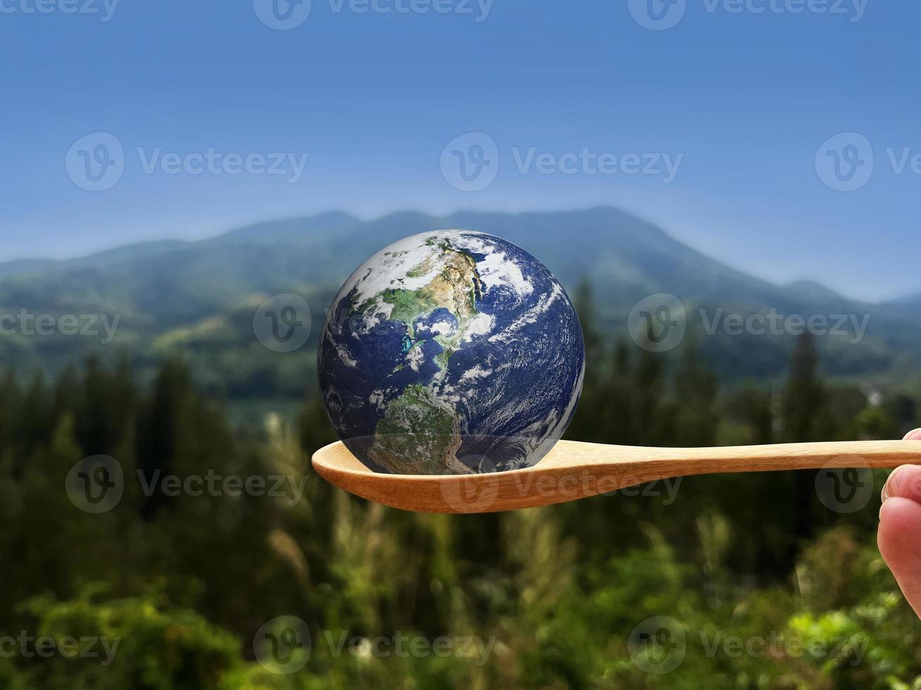 Sustainable food concept on blurred nature background, plant based, Green food, eco living, environmental, Elements of this image furnished by NASA photo