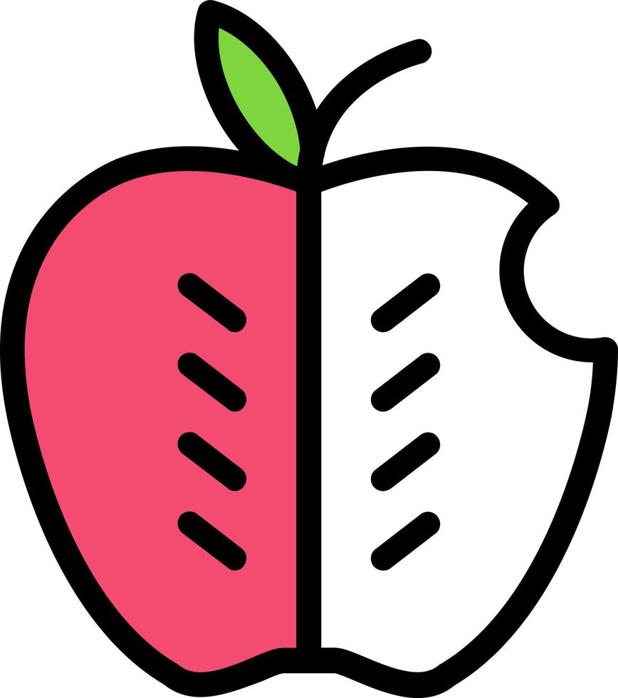 Apple Alt Vector Icon Design