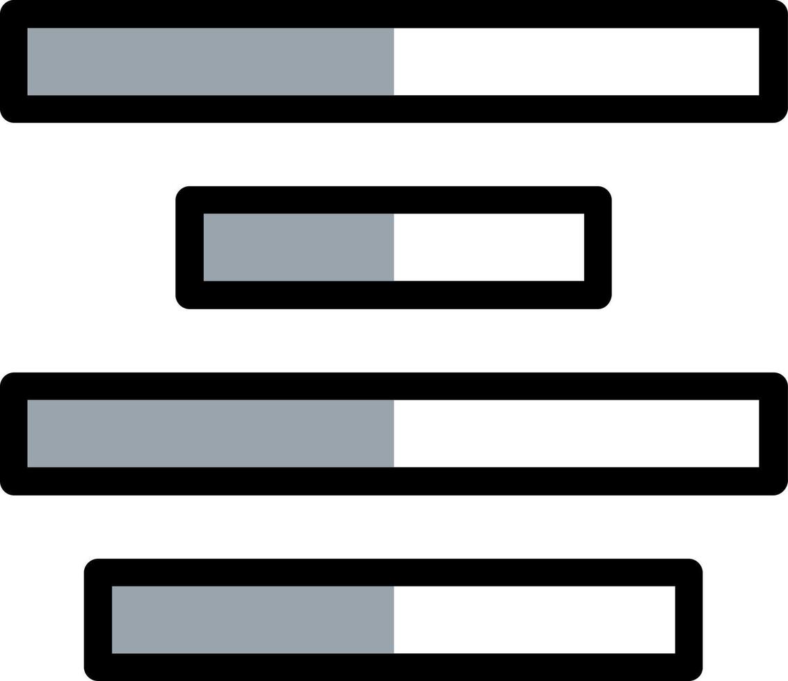 Align Center Vector Icon Design