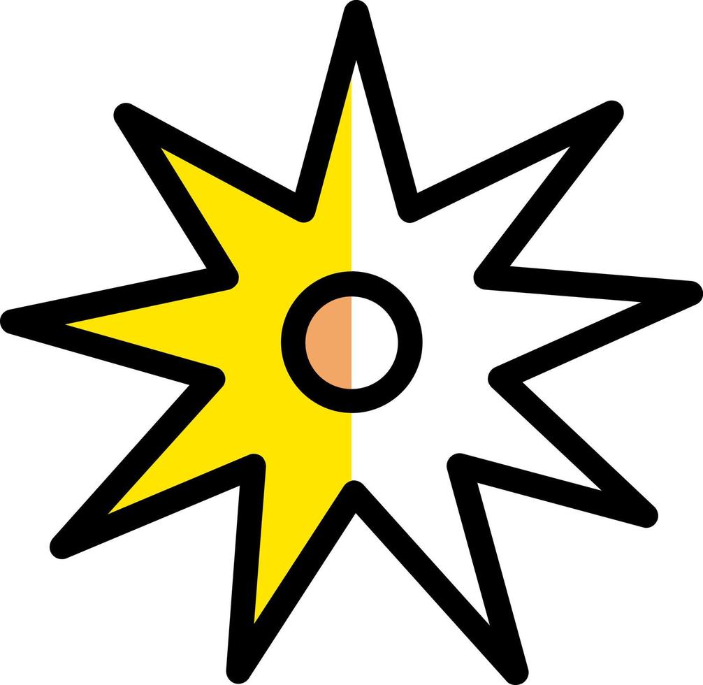 Bahai Vector Icon Design