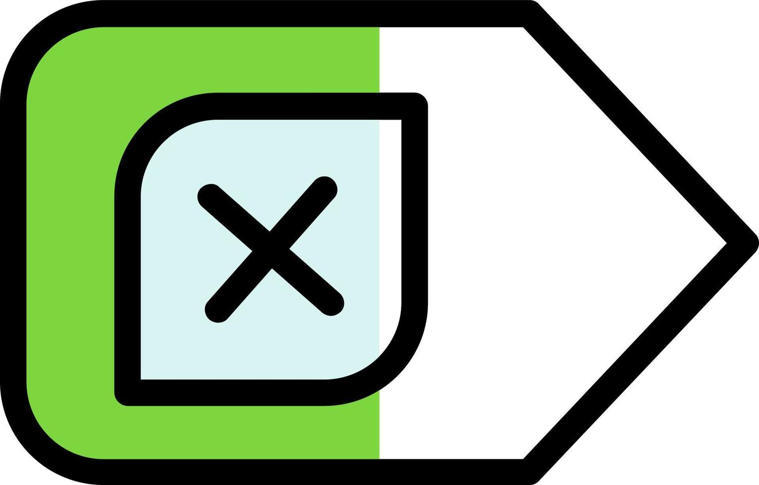 Backspace Vector Icon Design