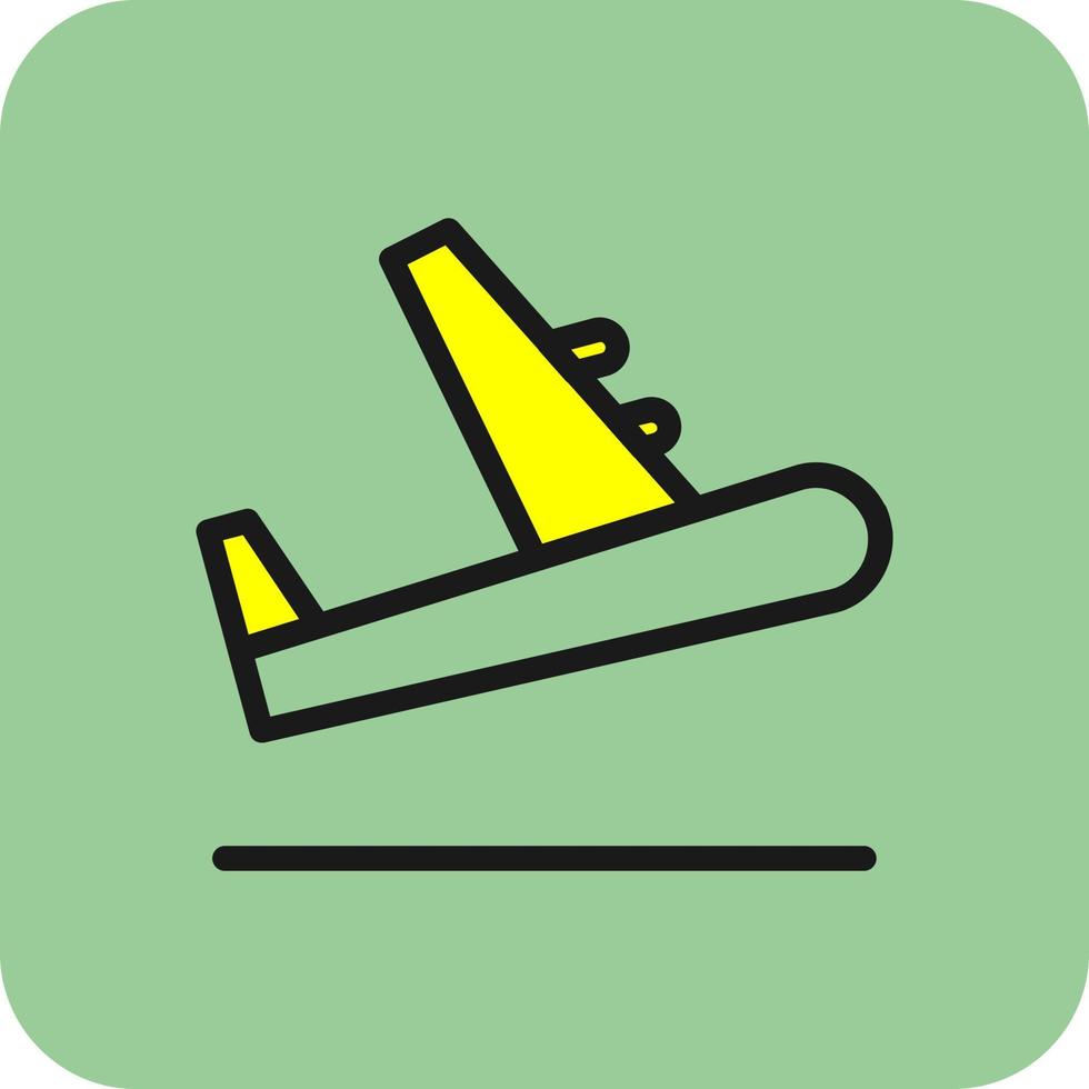Plane Departure Vector Icon Design