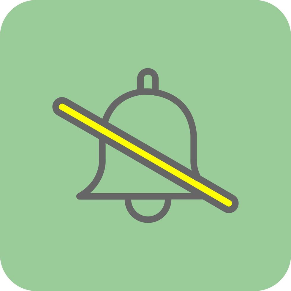 Bell Off Vector Icon Design