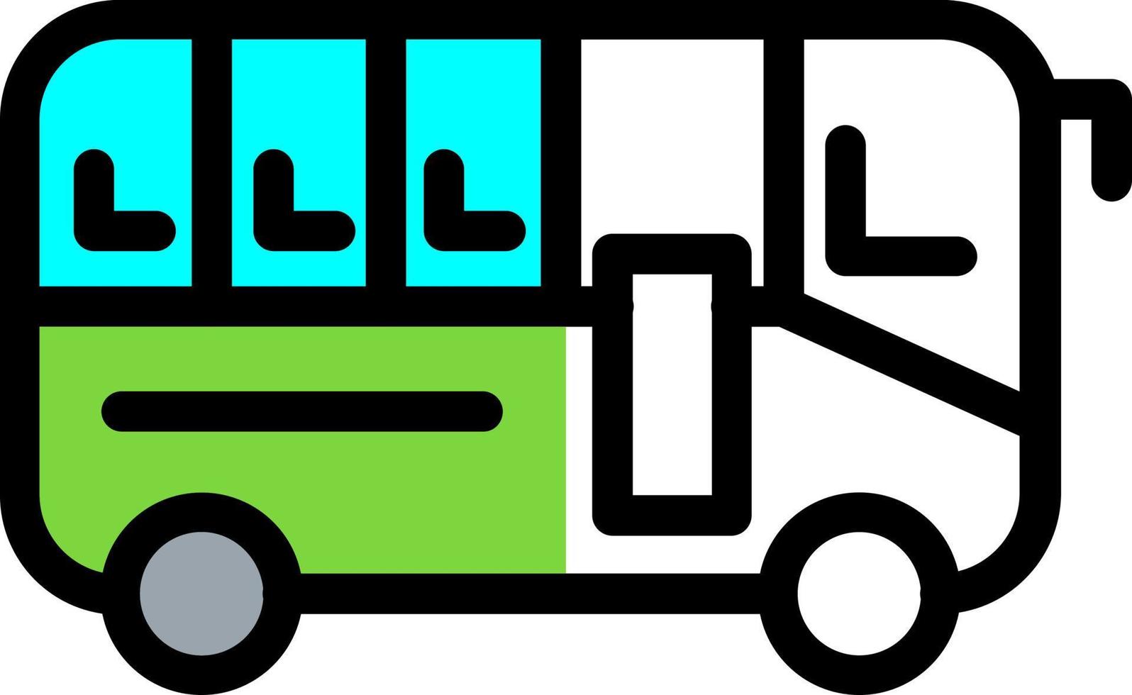 diseño de icono de vector de autobús