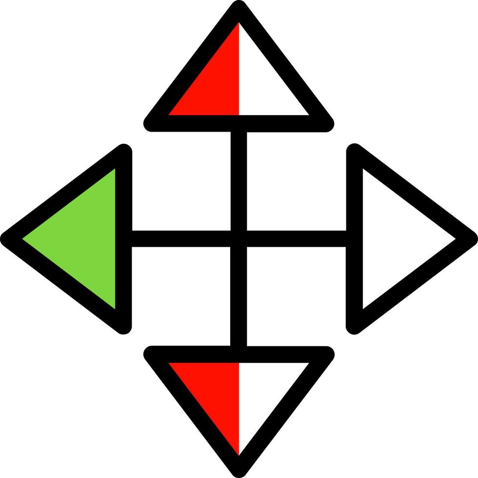 flechas alt vector icono diseño