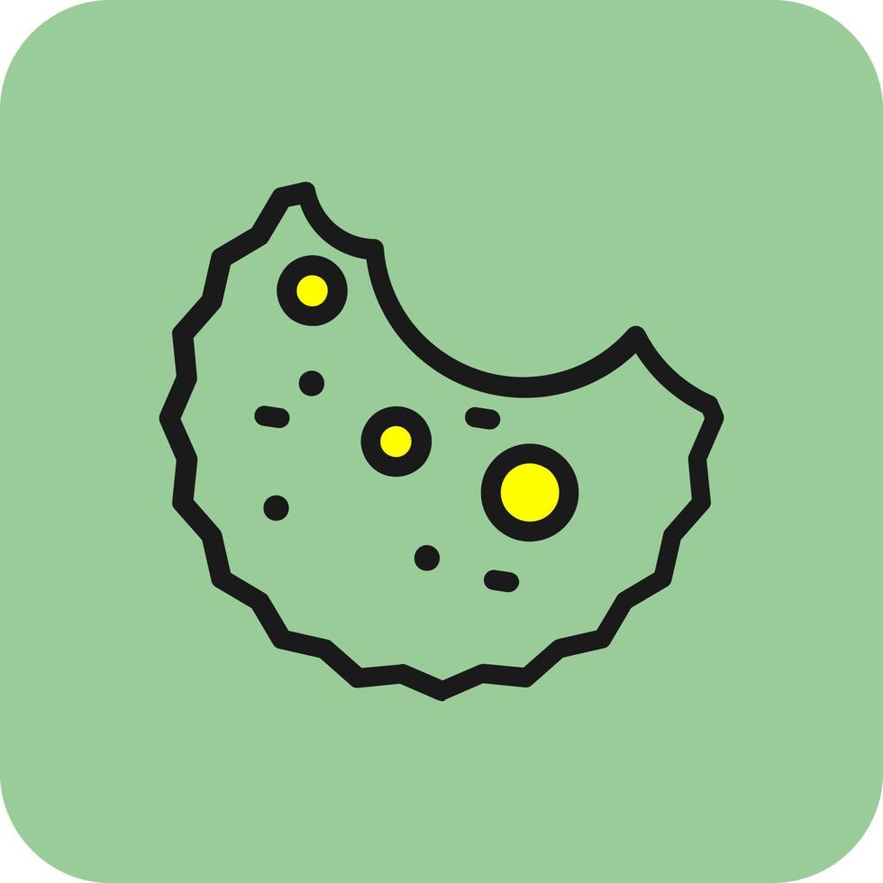 Cookie Bite Vector Icon Design