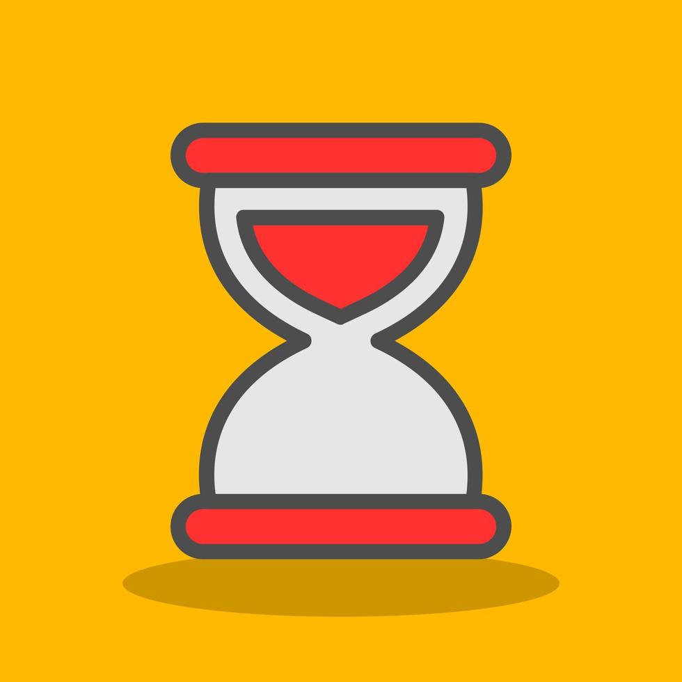 Hourglass Start Vector Icon Design