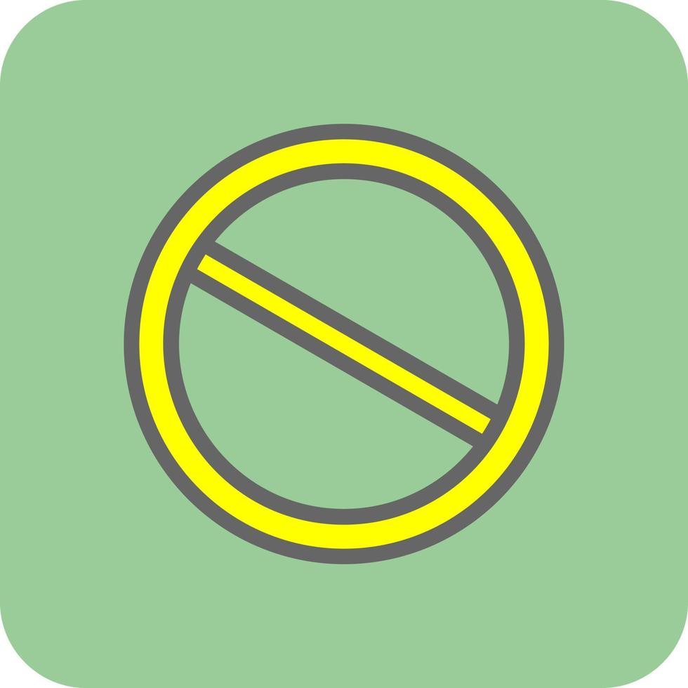 Slash Vector Icon Design