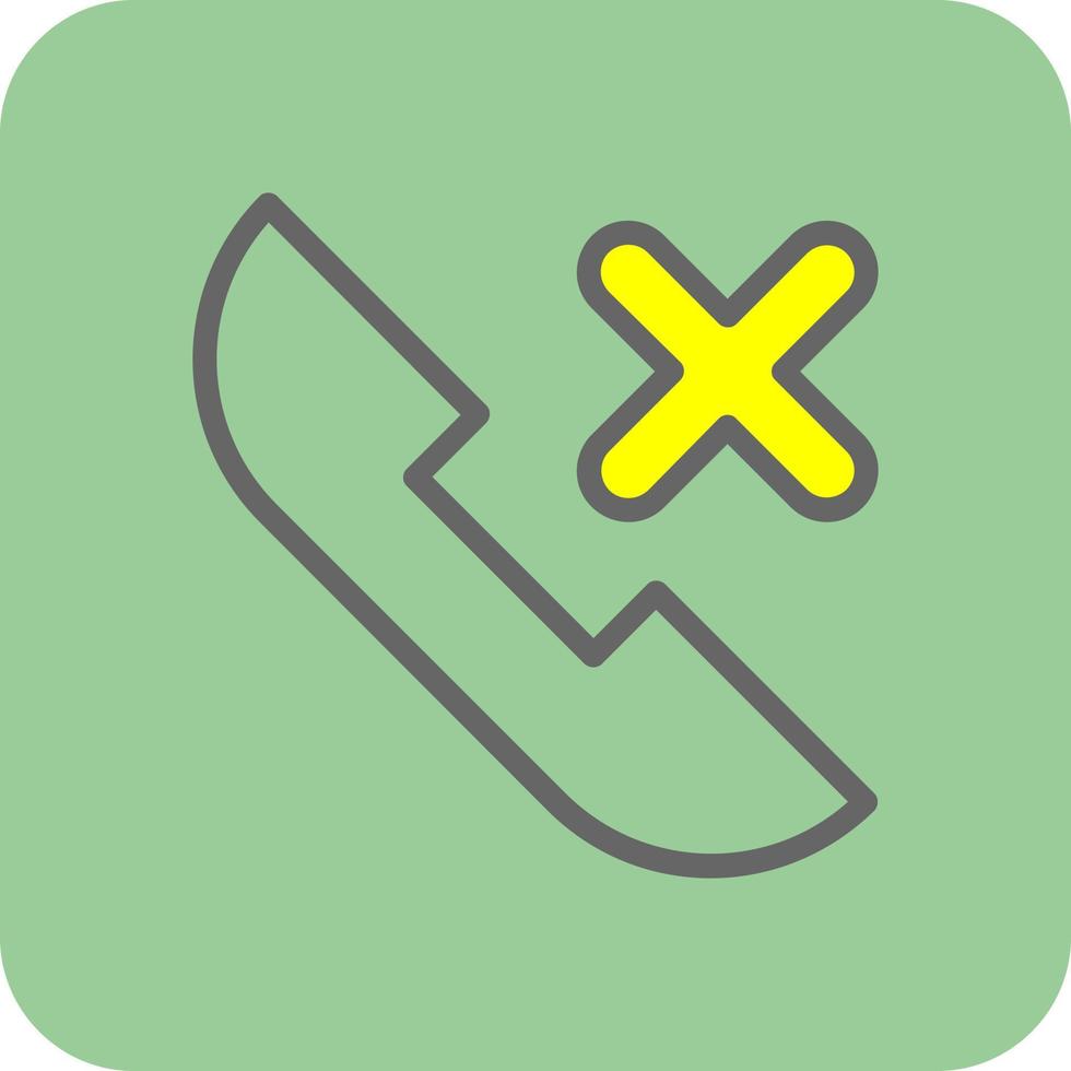 Missed call Vector Icon Design