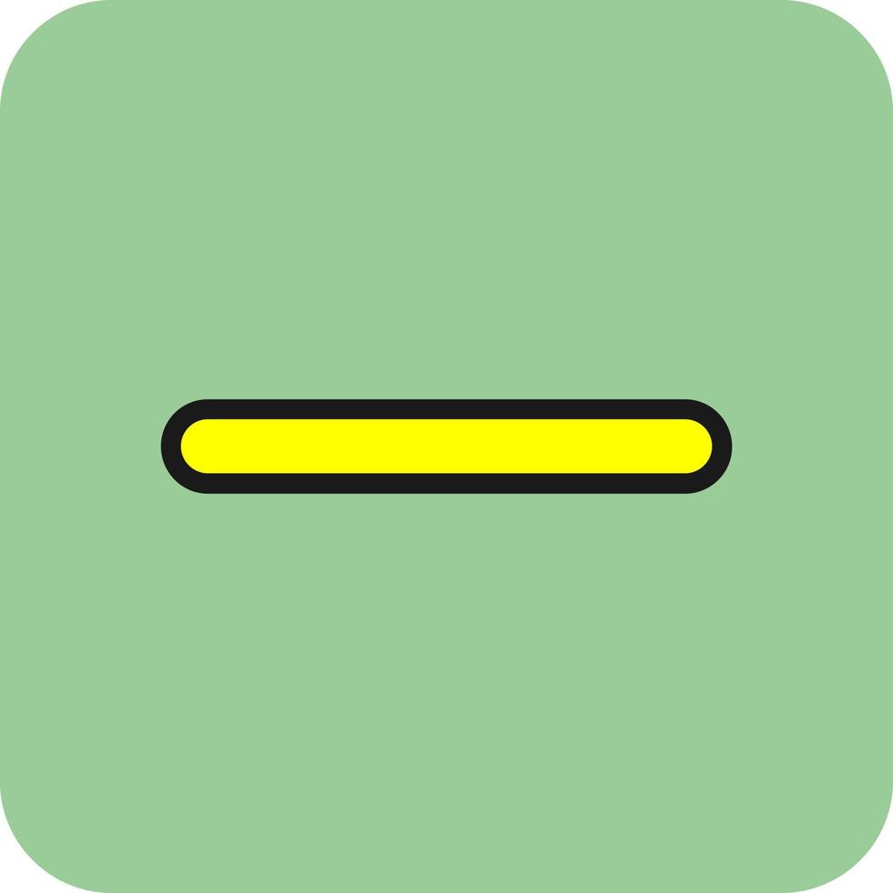 Minus Vector Icon Design