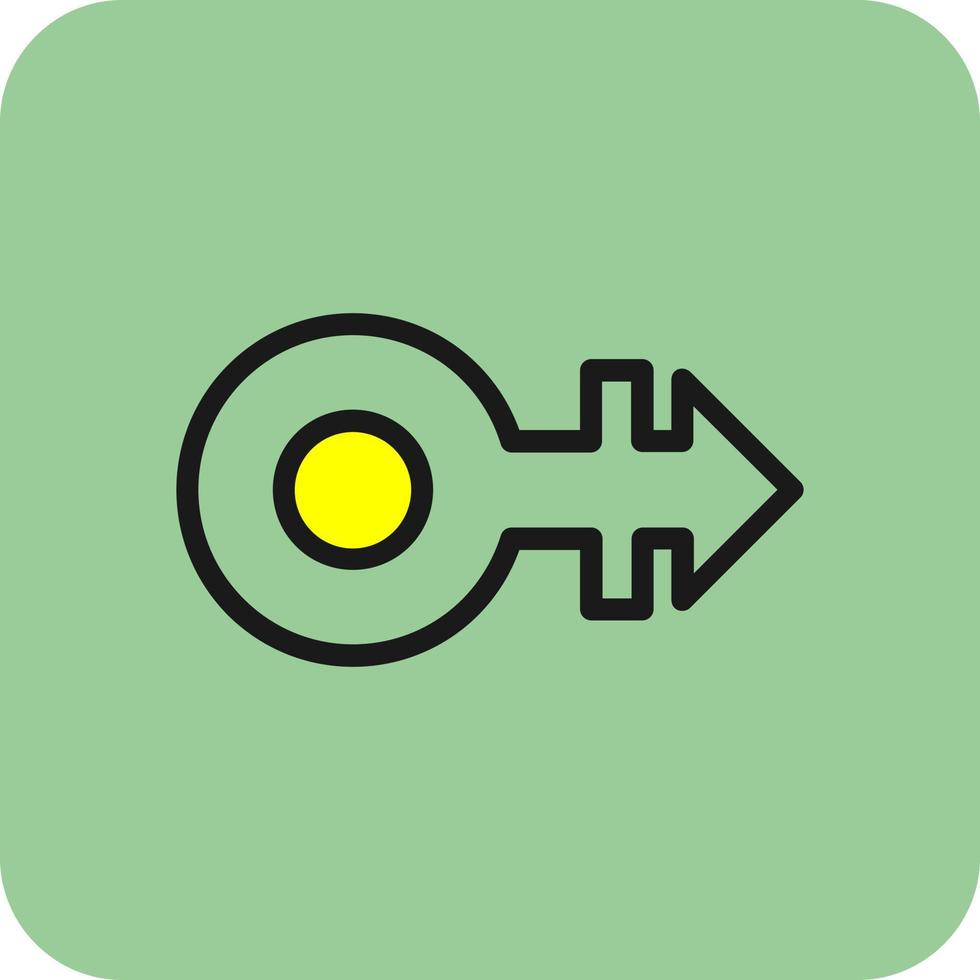 Mars Stroke H Vector Icon Design