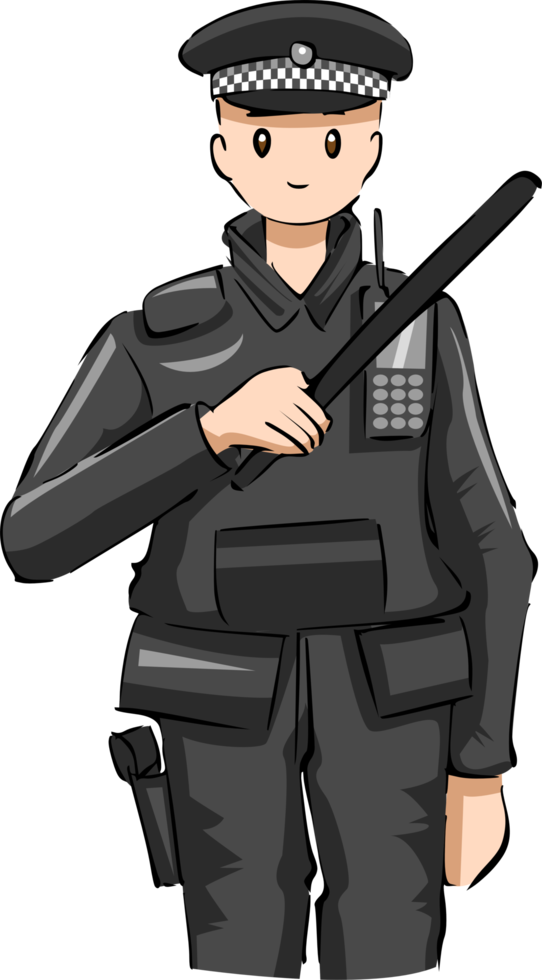 Police png graphic clipart design