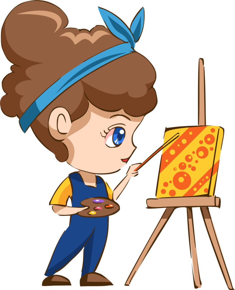 Artist png graphic clipart design