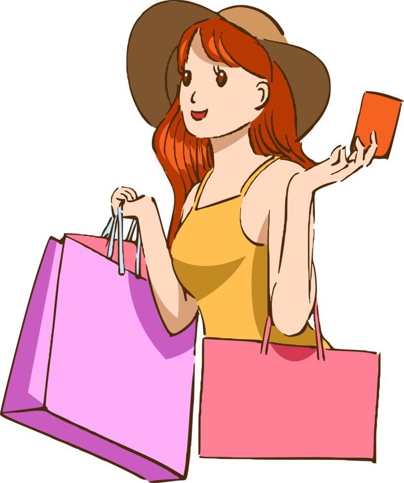 shopping png graphic clipart design