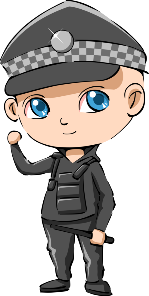 Police png graphic clipart design