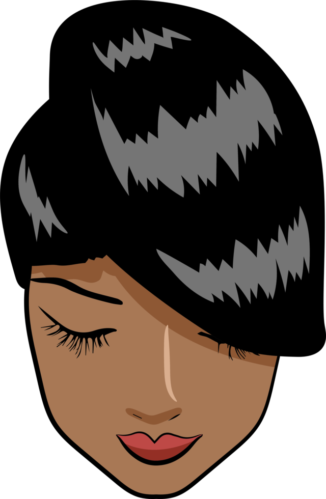 Black woman png graphic clipart design