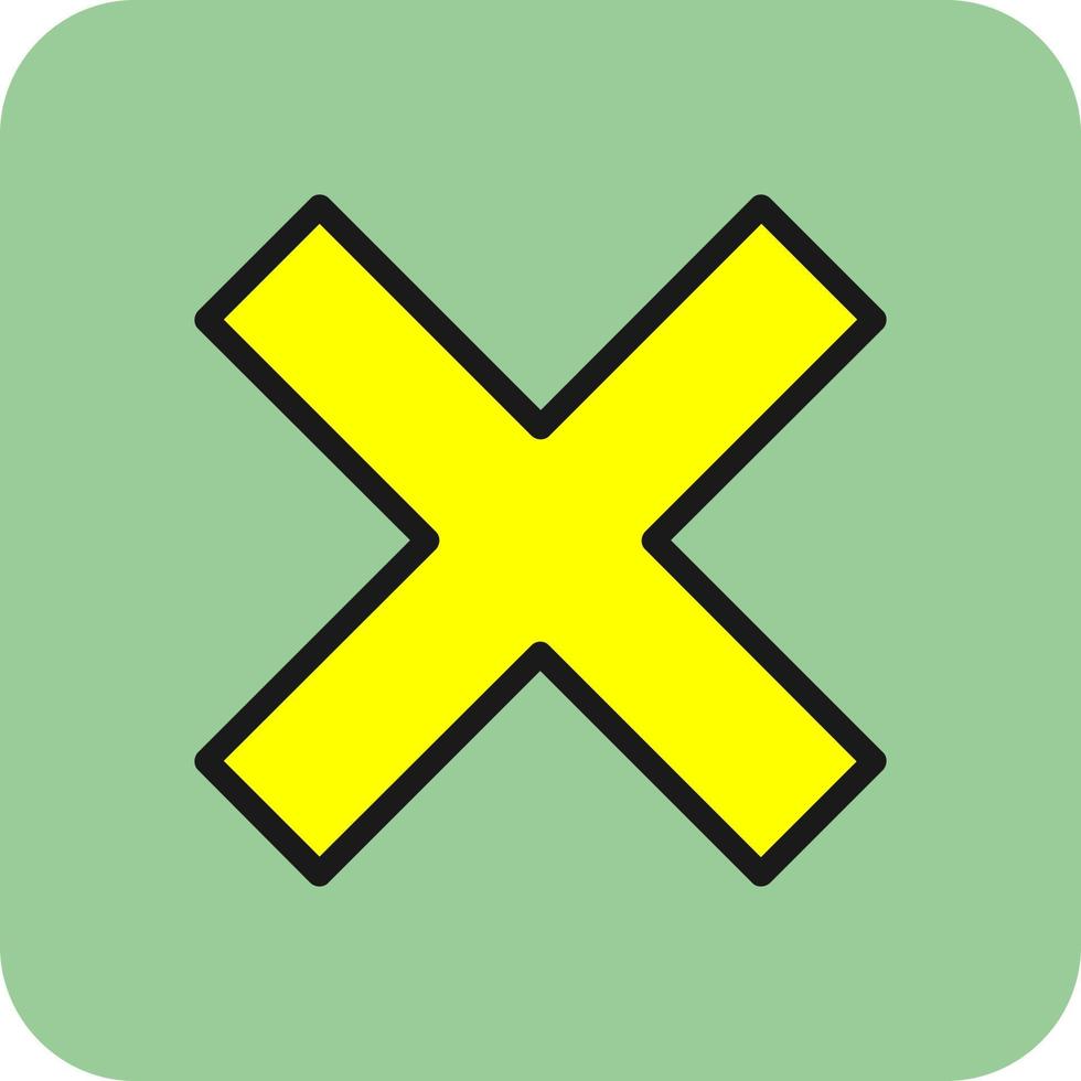 Cross Vector Icon Design