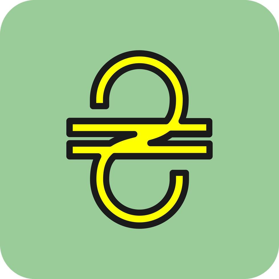 Hryvnia Vector Icon Design