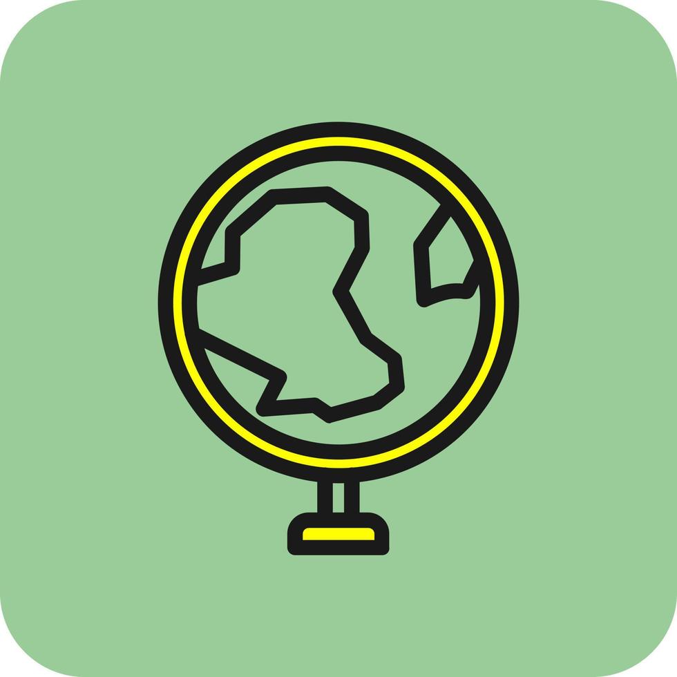 Globe Europe Vector Icon Design