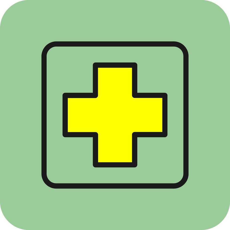 diseño de icono de vector de símbolo de hospital