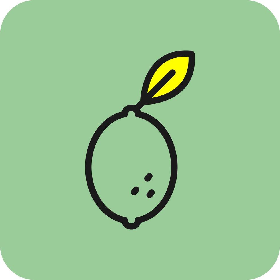 Lemon Vector Icon Design