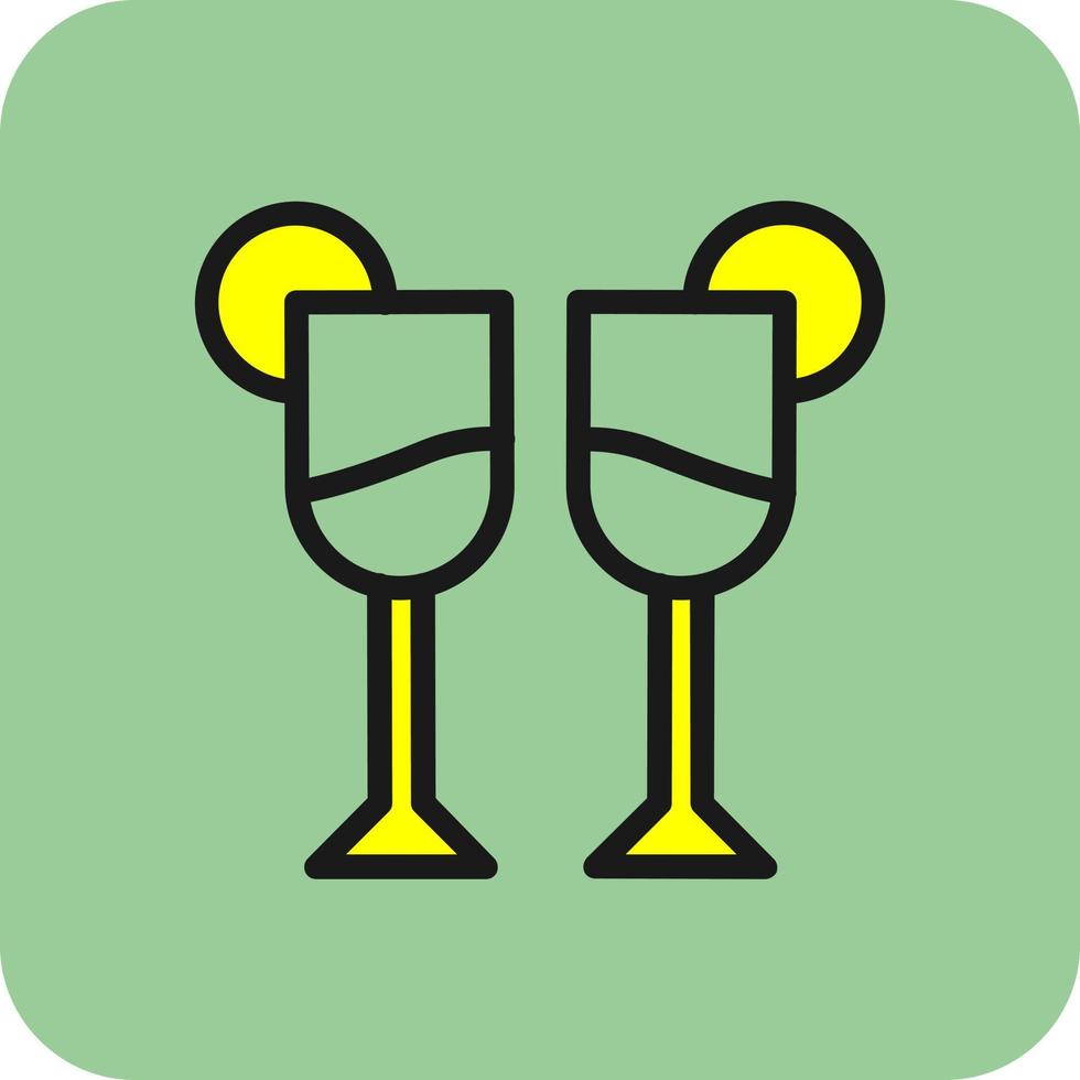 Glass Martini Alt Vector Icon Design