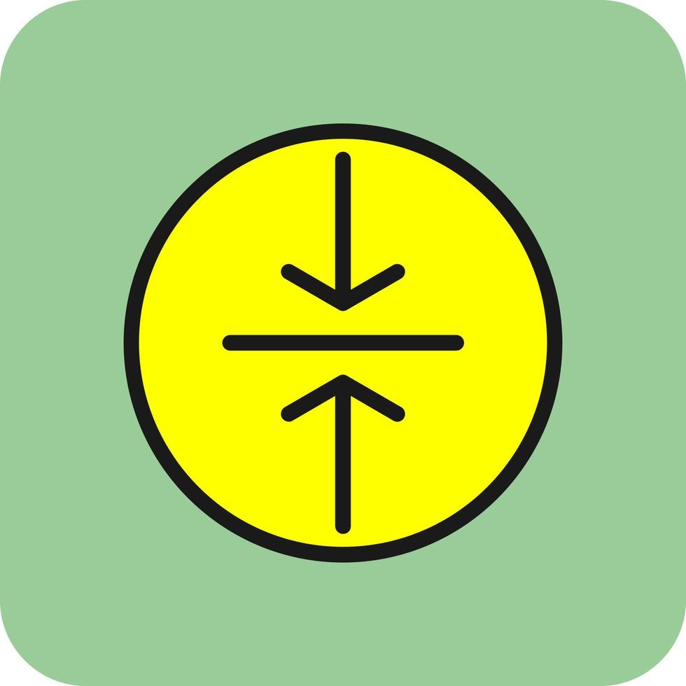 Compress Vector Icon Design