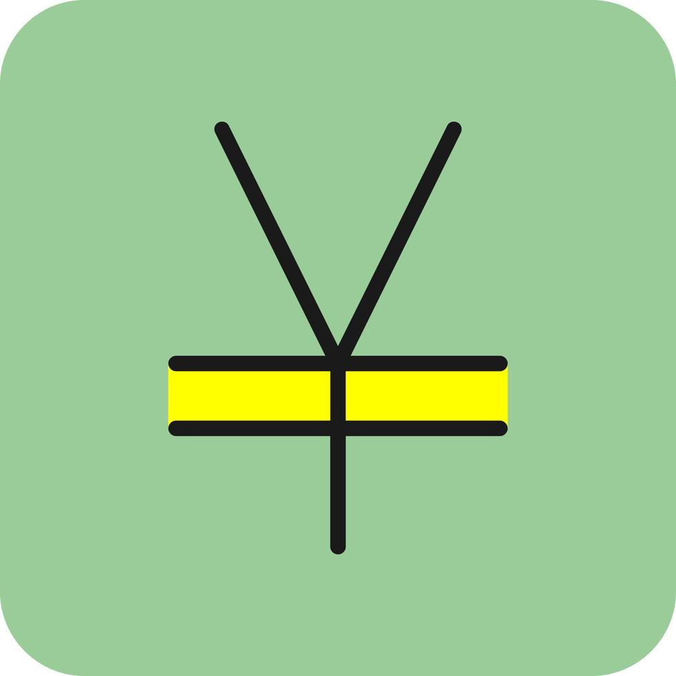Yen Sign Vector Icon Design
