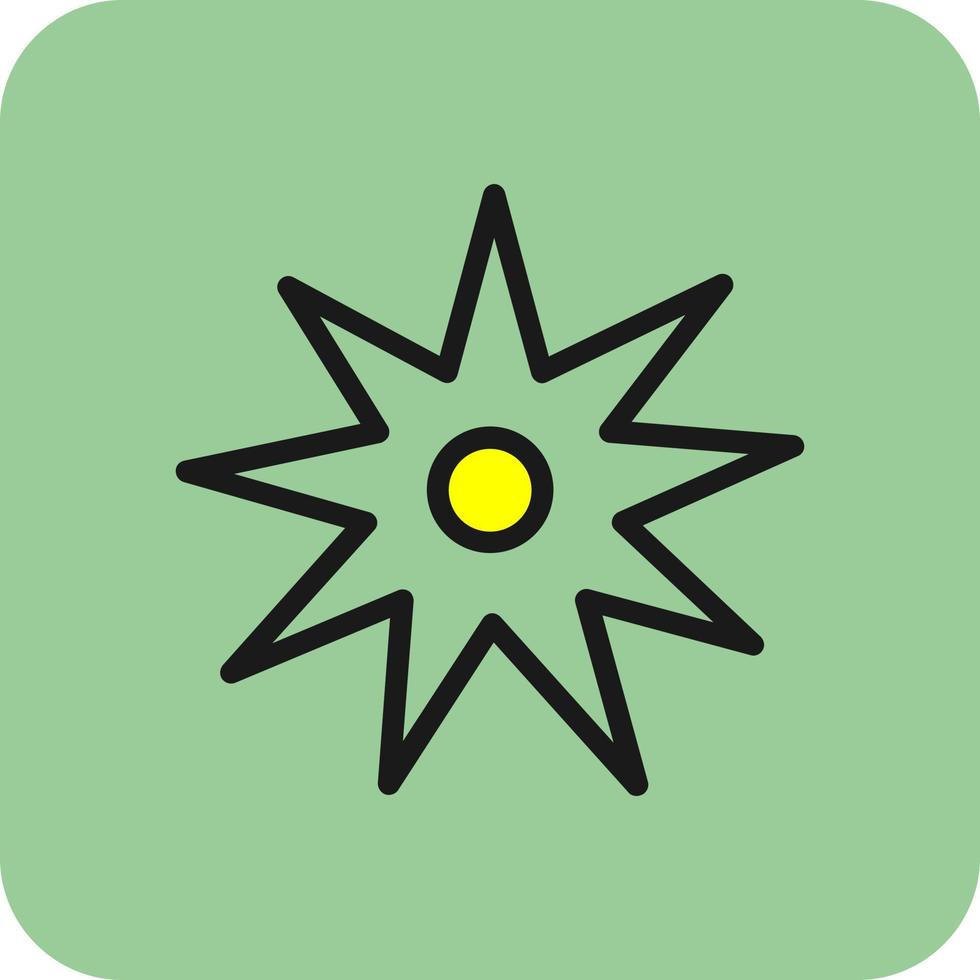 Bahai Vector Icon Design