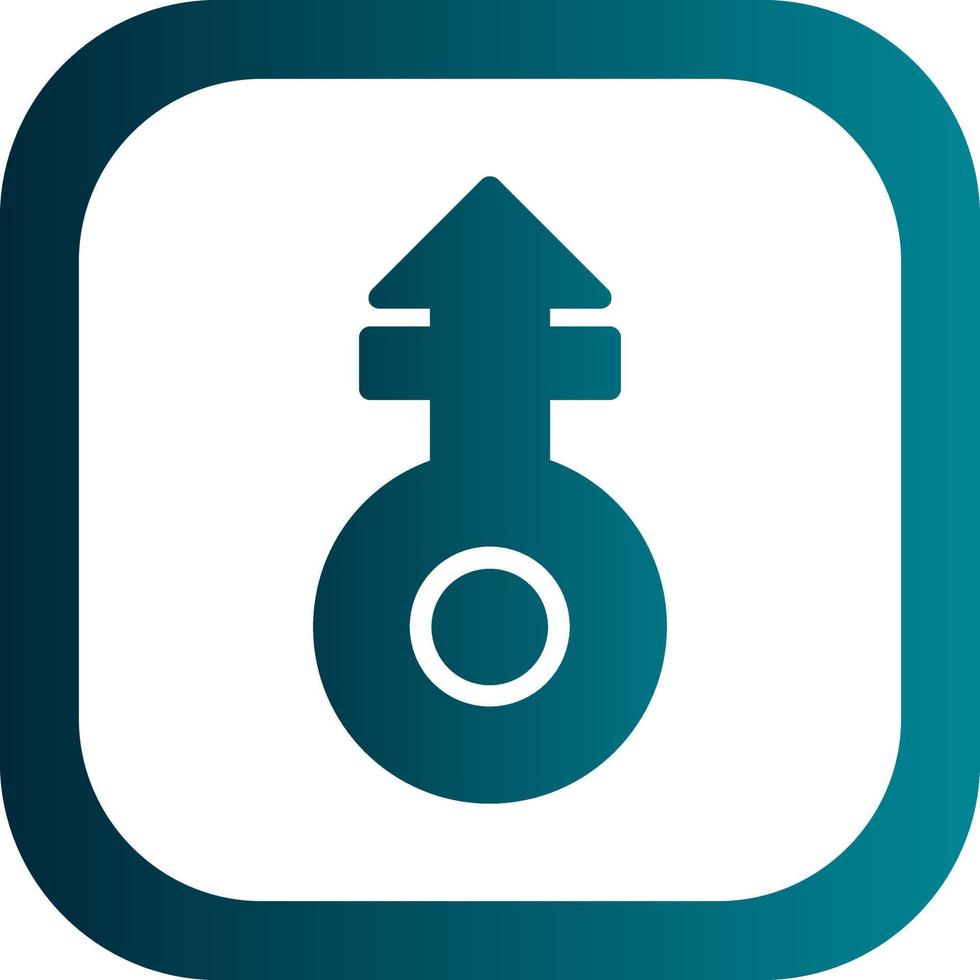 Mars Stroke V Vector Icon Design