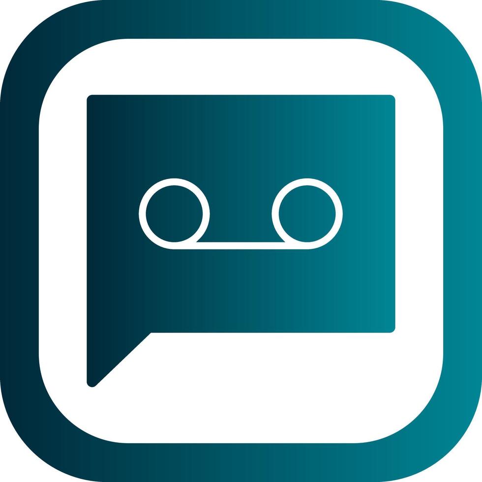 Voicemail Vector Icon Design