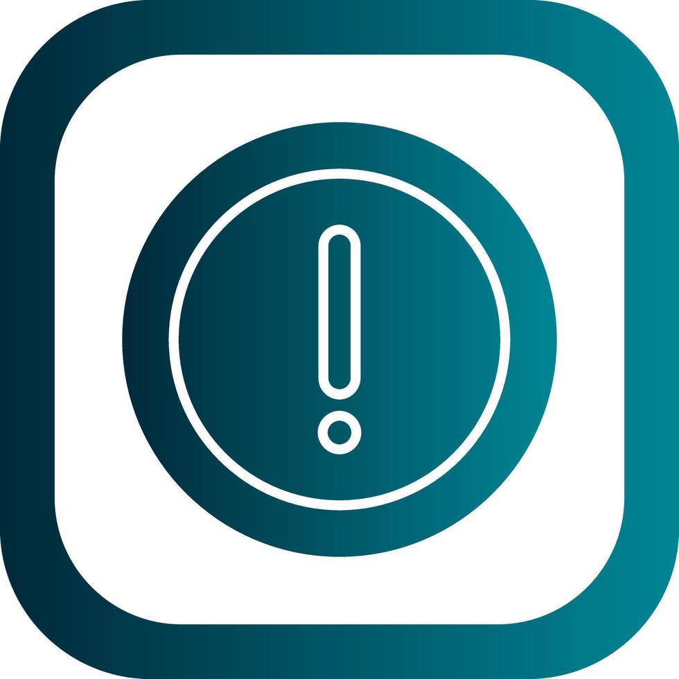 Alert Vector Icon Design