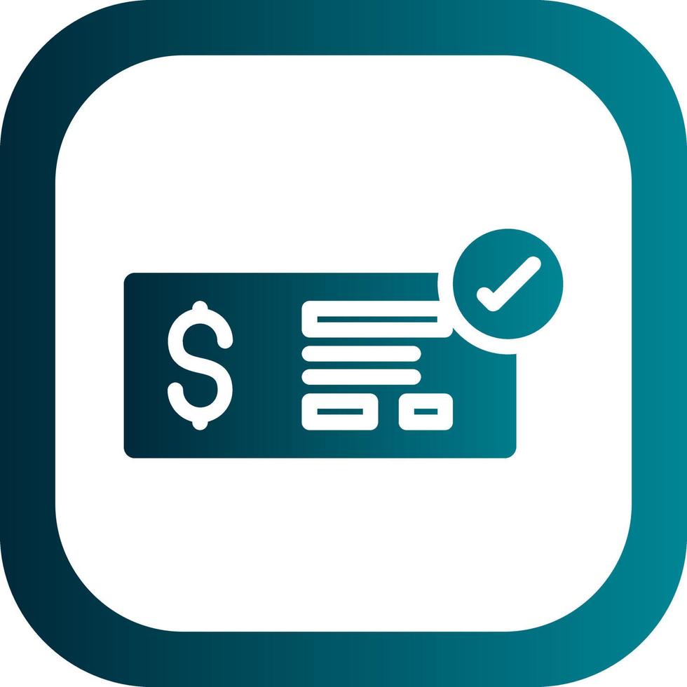 Money Check Alt Vector Icon Design