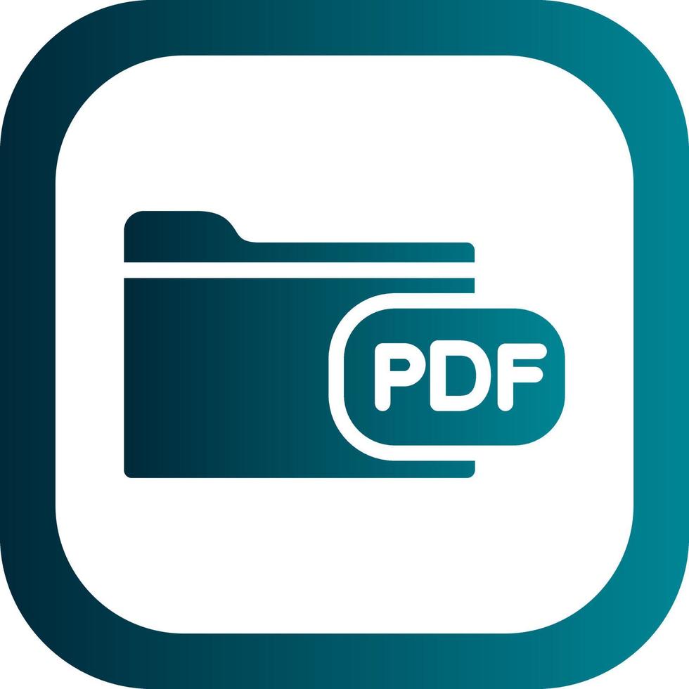 diseño de icono de vector de archivo pdf