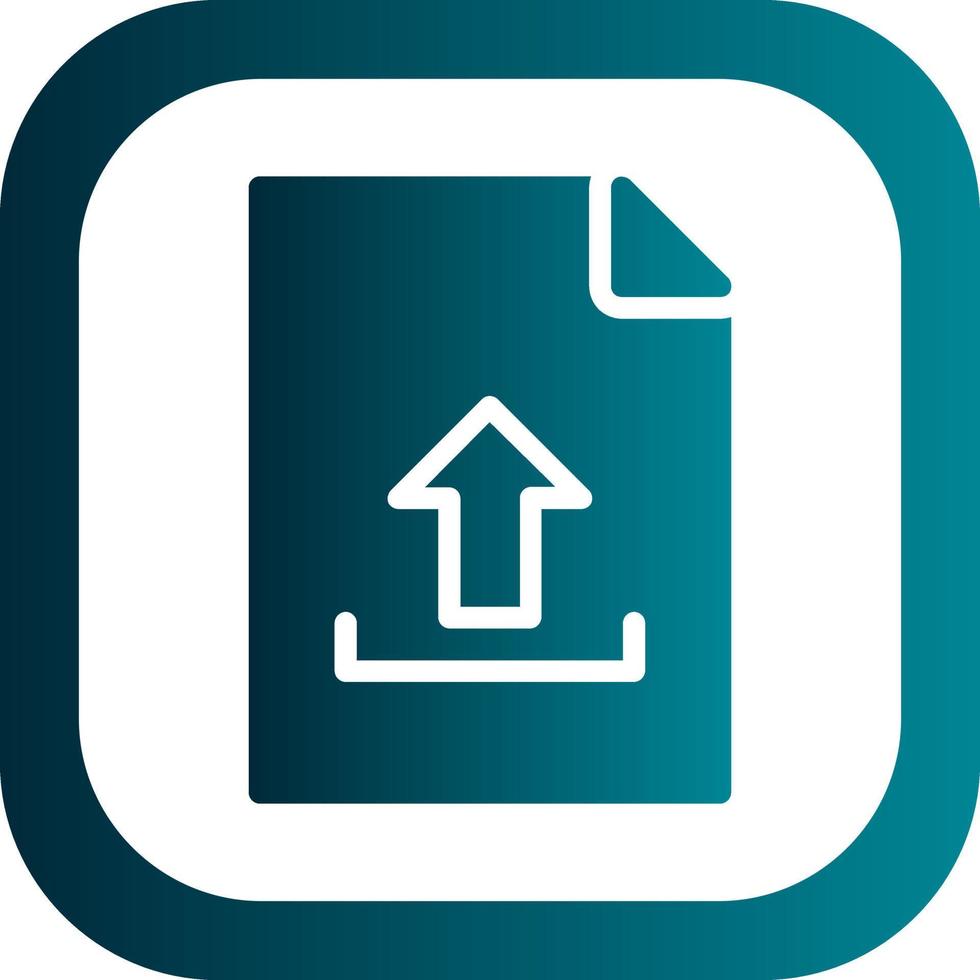 File Upload Vector Icon Design