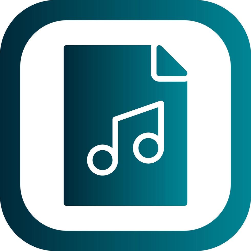 File Audio Vector Icon Design