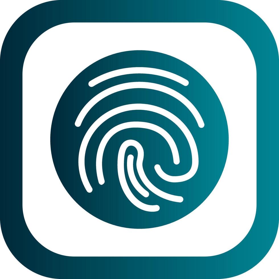 Fingerprint Vector Icon Design