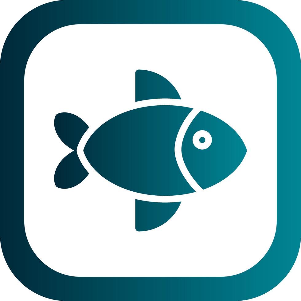 diseño de icono de vector de pescado