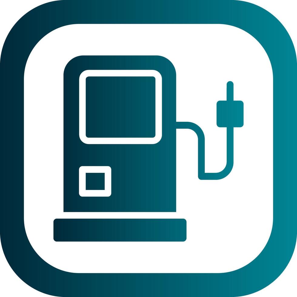 Gas Pump Vector Icon Design