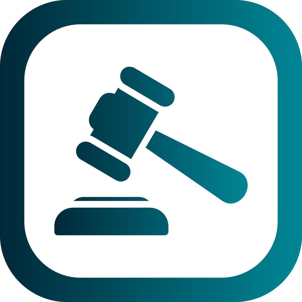 Gavel Vector Icon Design