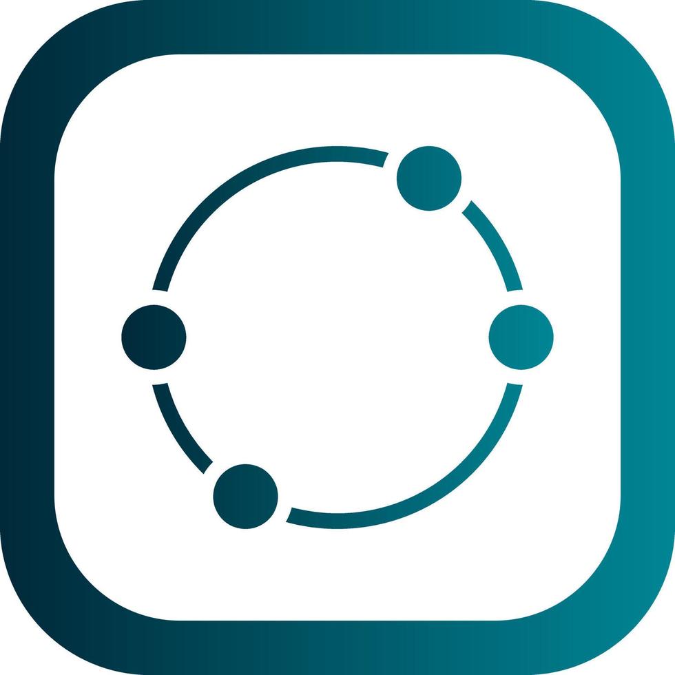 Dot Circle Vector Icon Design